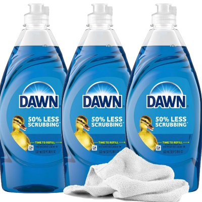Dawn Professional Dish Detergents ( 3 units in 1 case) 08836 38 oz. Heavy-Duty Manual Pot and Pan Detergent - 3/Case